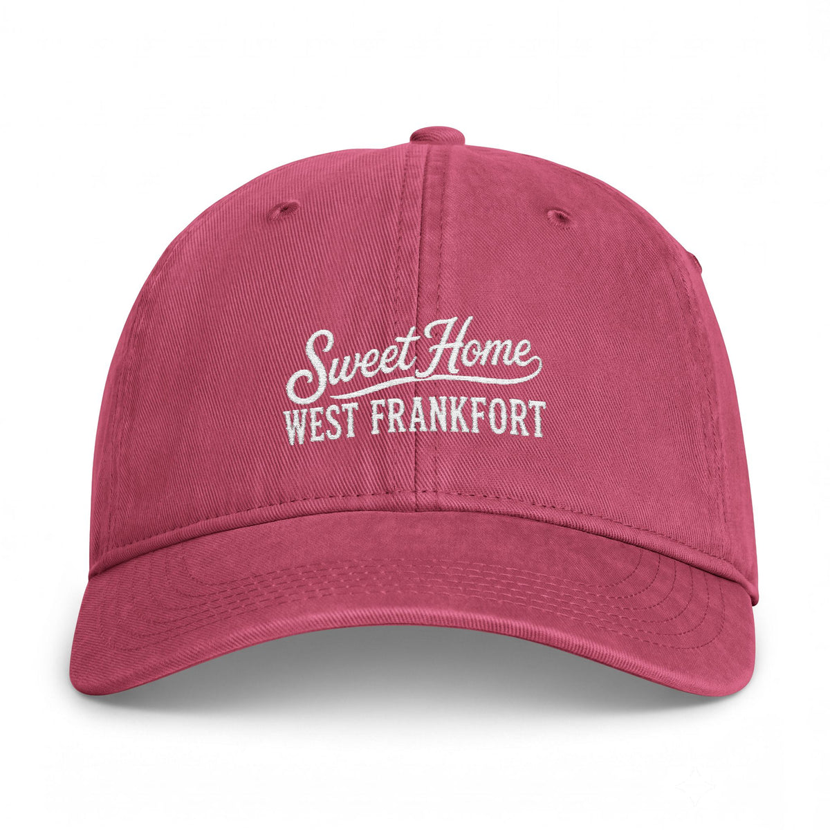 Embroidered "Sweet Home West Frankfort" Coastal Washed Cap