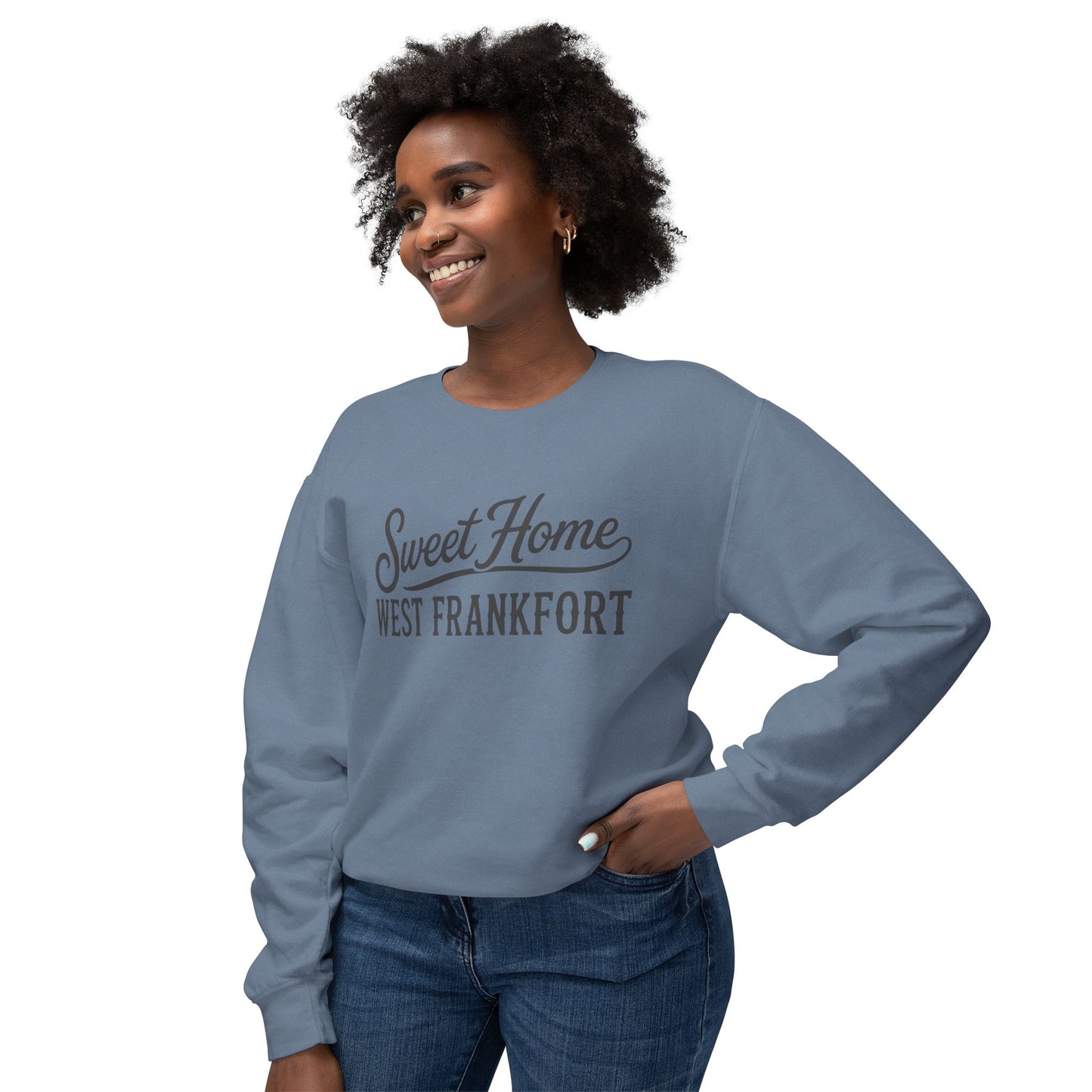 Sweet Home West Frankfort Core Collection Premium Lightweight Sweatshirt — Local Town Crewneck