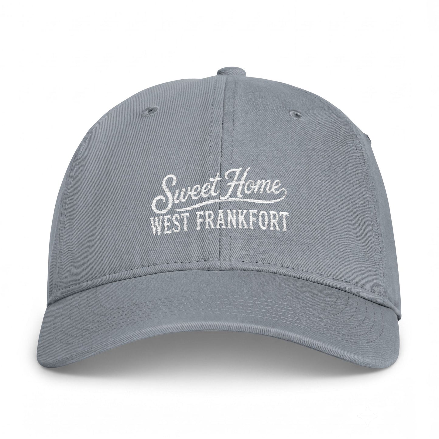 Embroidered "Sweet Home West Frankfort" Coastal Washed Cap