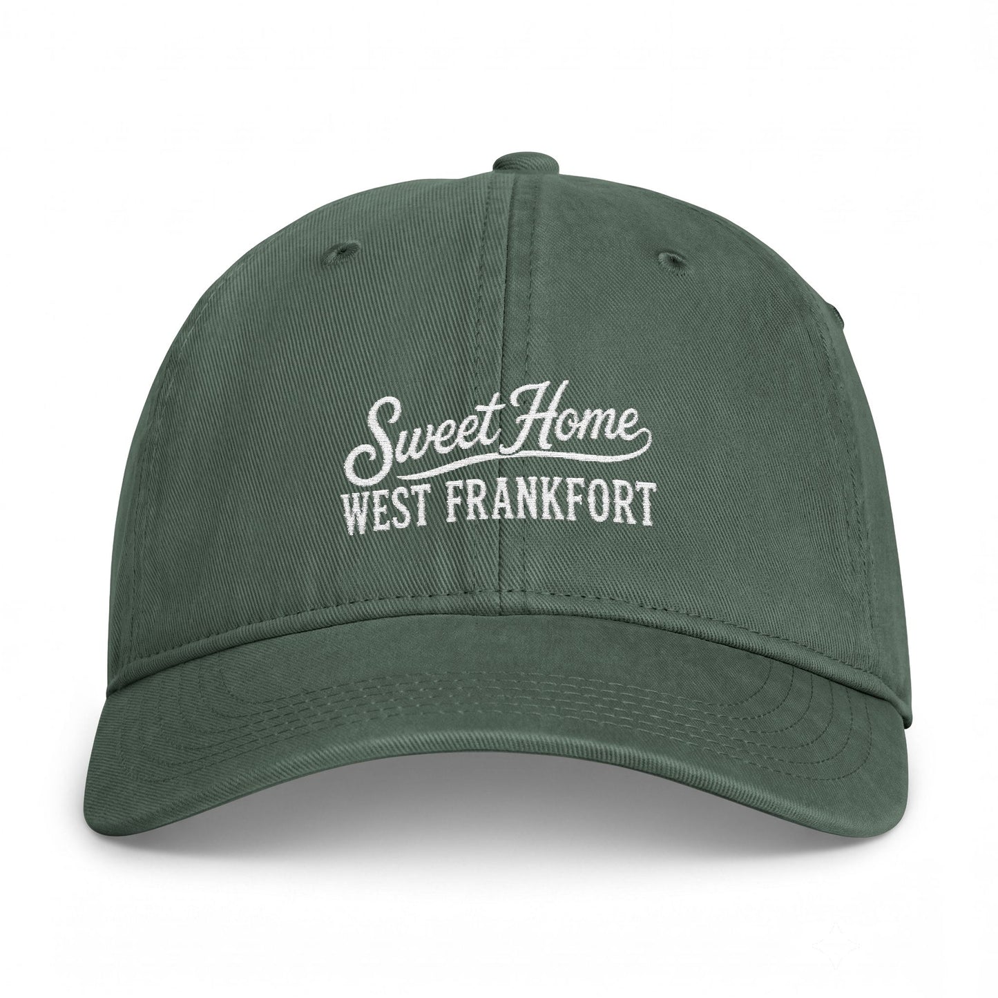 Embroidered "Sweet Home West Frankfort" Coastal Washed Cap