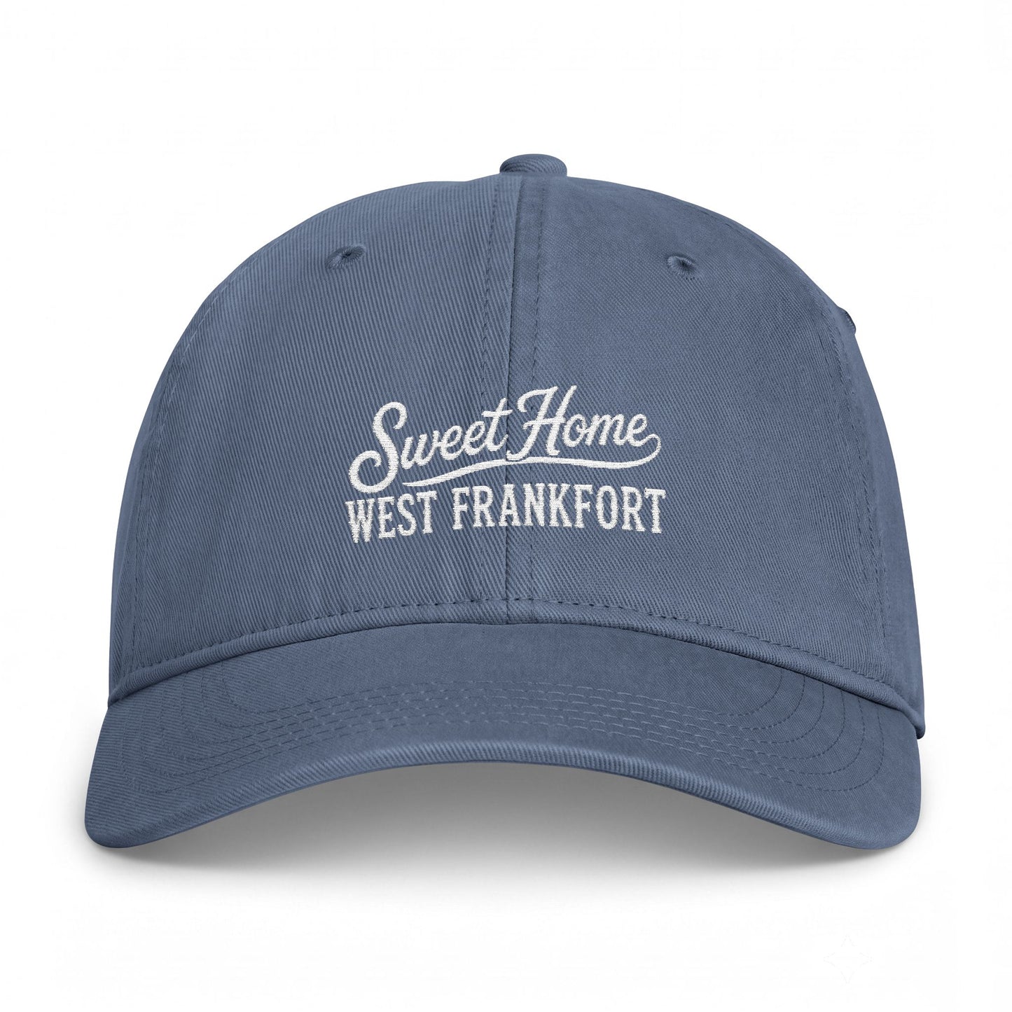 Embroidered "Sweet Home West Frankfort" Coastal Washed Cap