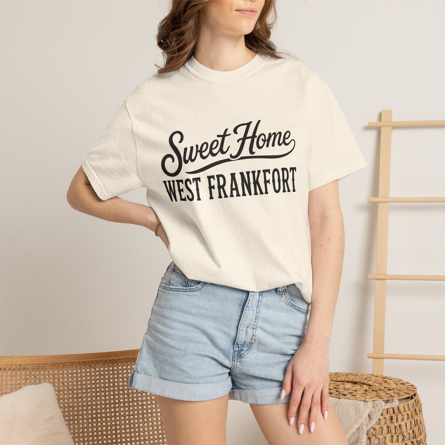 Sweet Home West Frankfort Core Collection — Retro Small Town Pride Tee