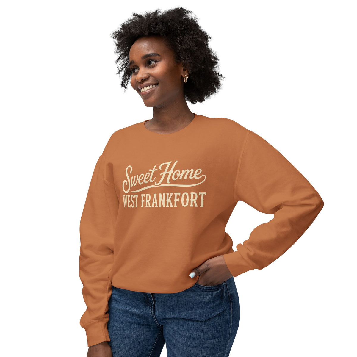 Sweet Home West Frankfort Core Collection Premium Lightweight Sweatshirt — Local Town Crewneck