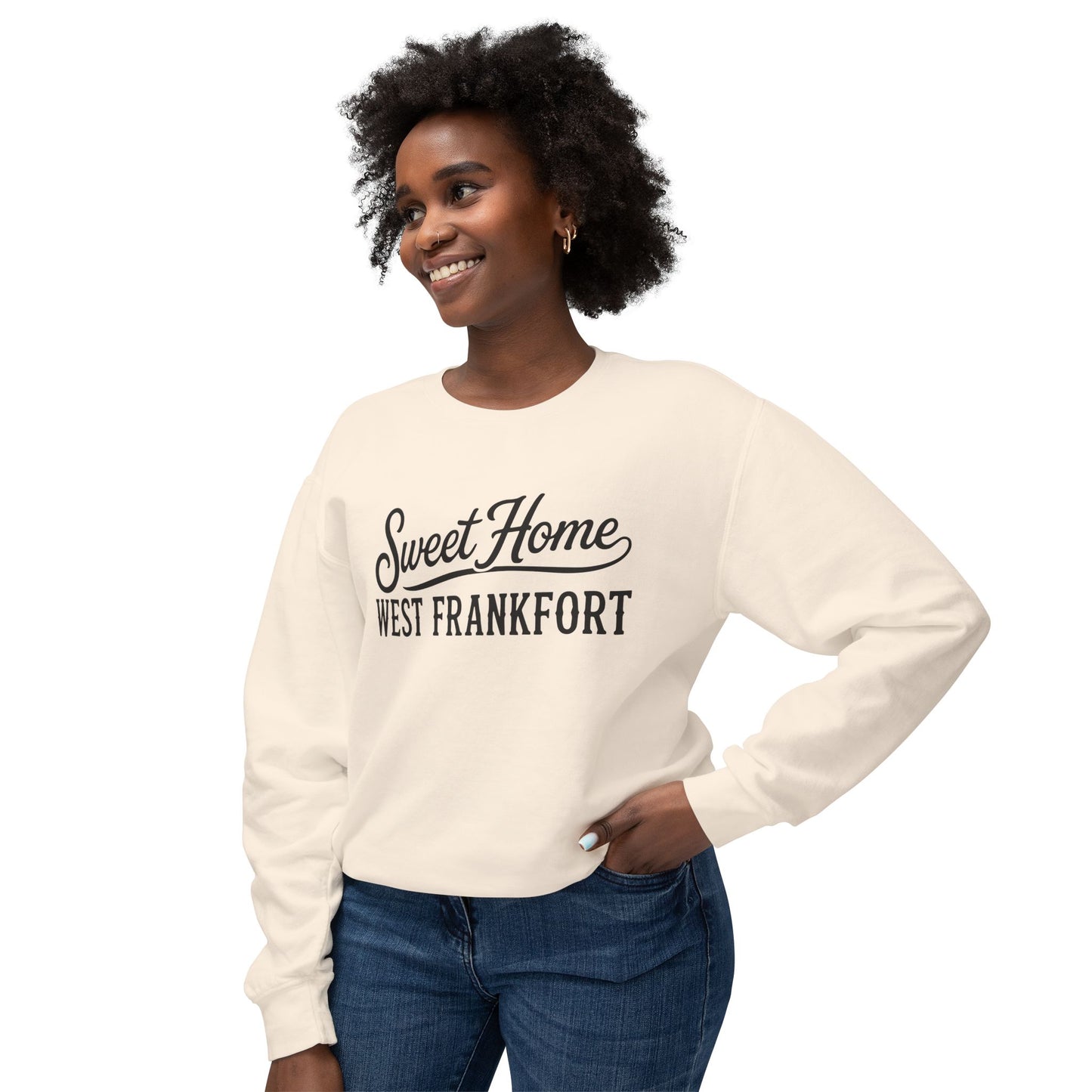 Sweet Home West Frankfort Core Collection Premium Lightweight Sweatshirt — Local Town Crewneck