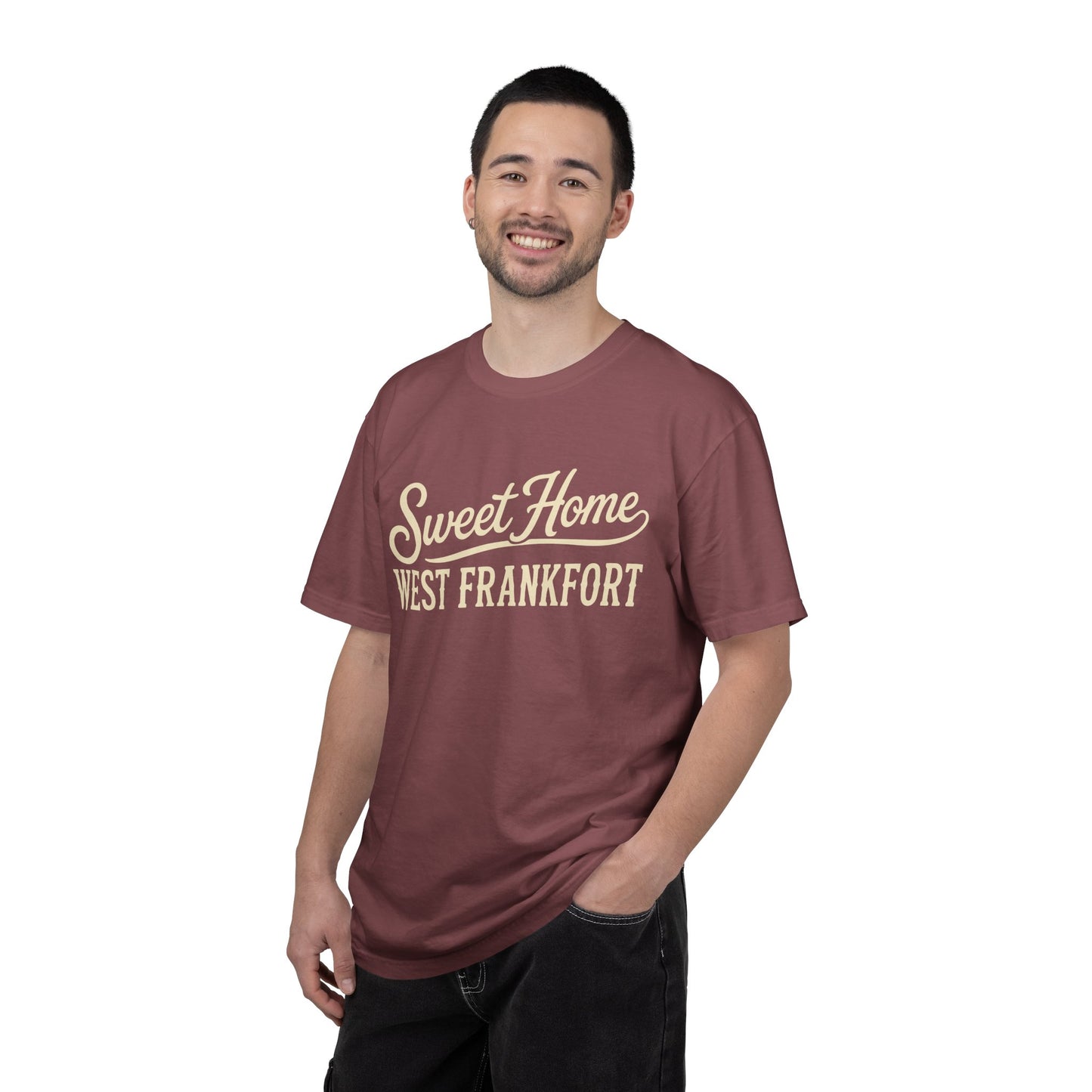 Sweet Home West Frankfort Core Collection — Retro Small Town Pride Tee