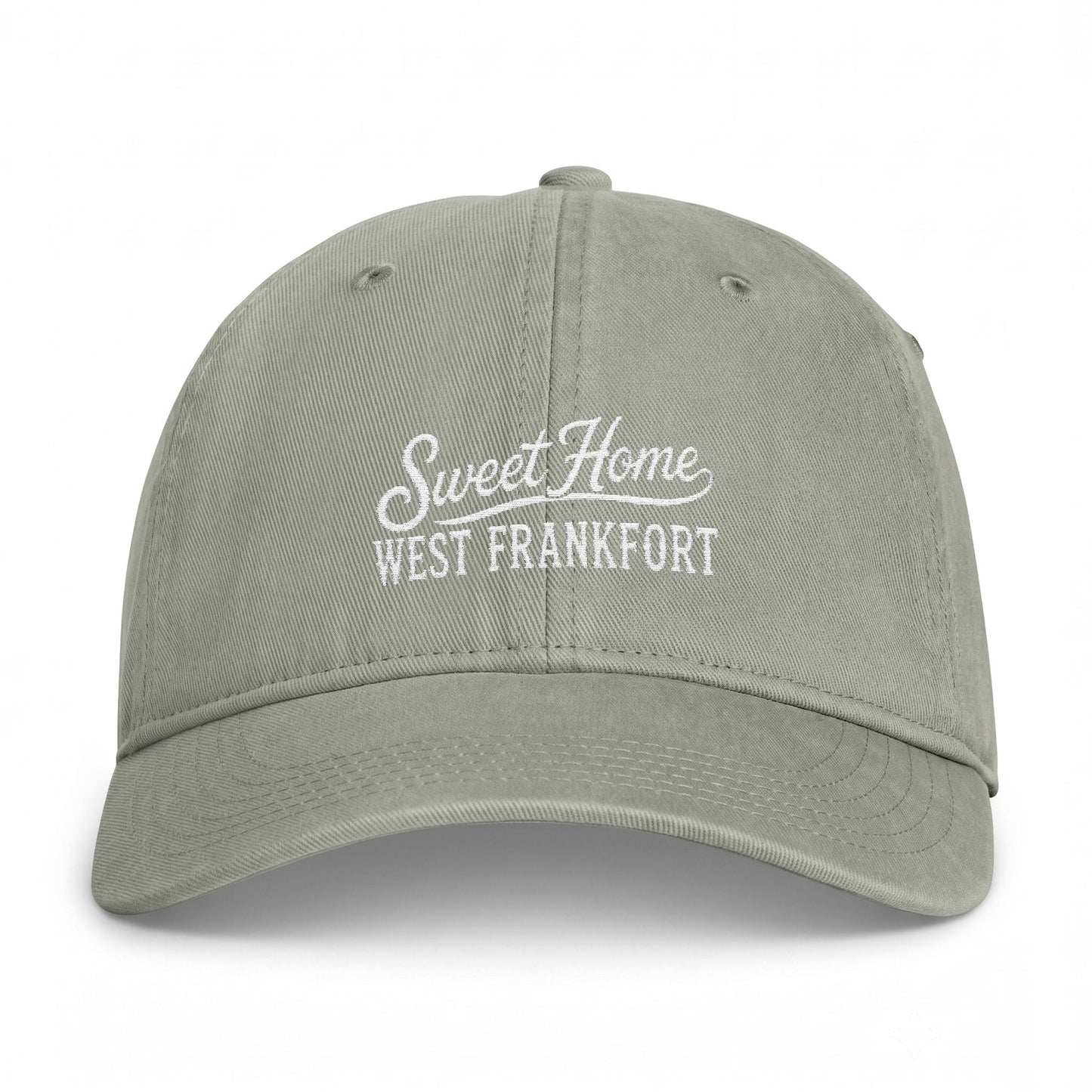Embroidered "Sweet Home West Frankfort" Coastal Washed Cap