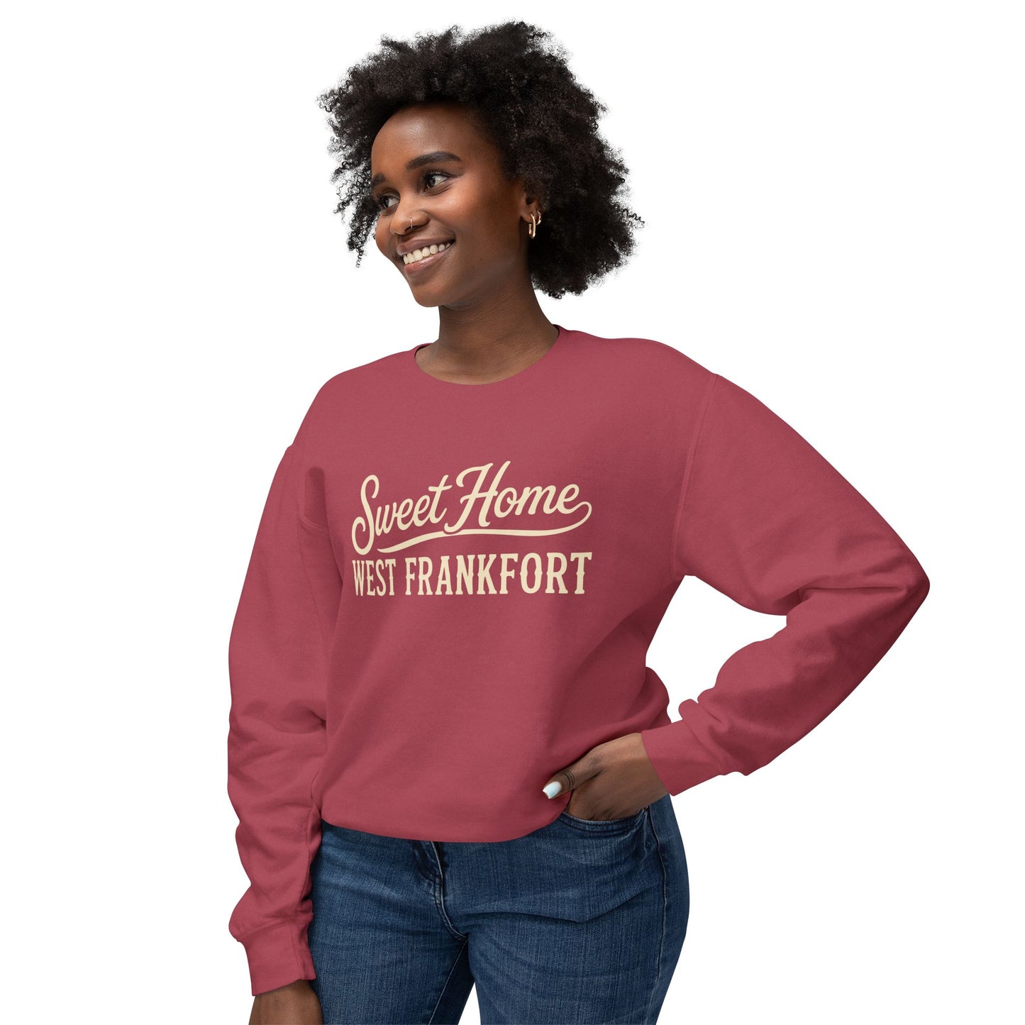 Sweet Home West Frankfort Core Collection Premium Lightweight Sweatshirt — Local Town Crewneck