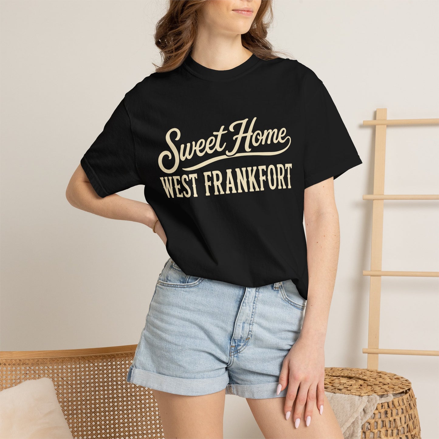 Sweet Home West Frankfort Core Collection — Retro Small Town Pride Tee