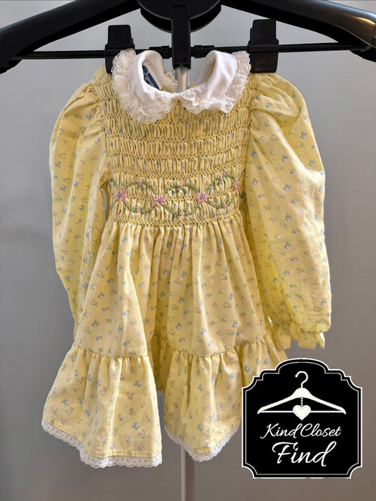 Vintage Polly Flinders Toddler Dress